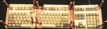 ergoflex keyboard used in stilt