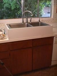 Raised Sinks and Faucets Help Bending Pain!